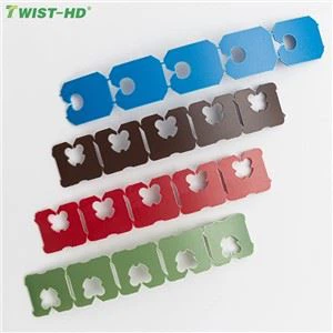 Códigos de cores do Twist Tie Bread